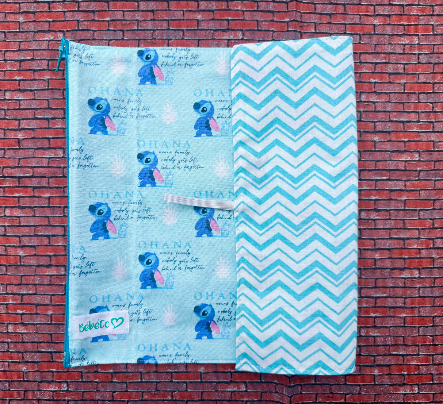 Napperon à lunch enfant Stitch bleu