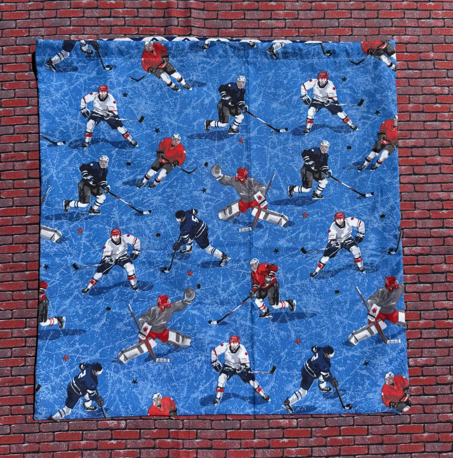 Sac à vêtements Hockey bleu