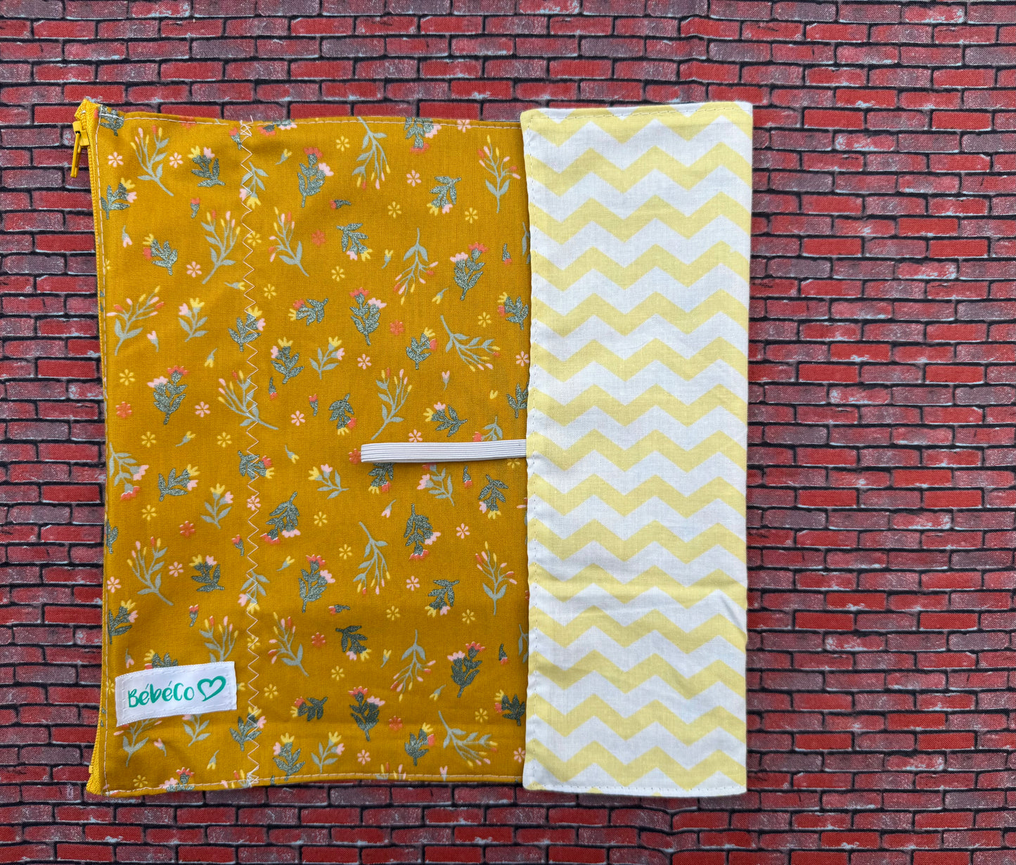 Napperon à lunch enfant Fleurs jaunes