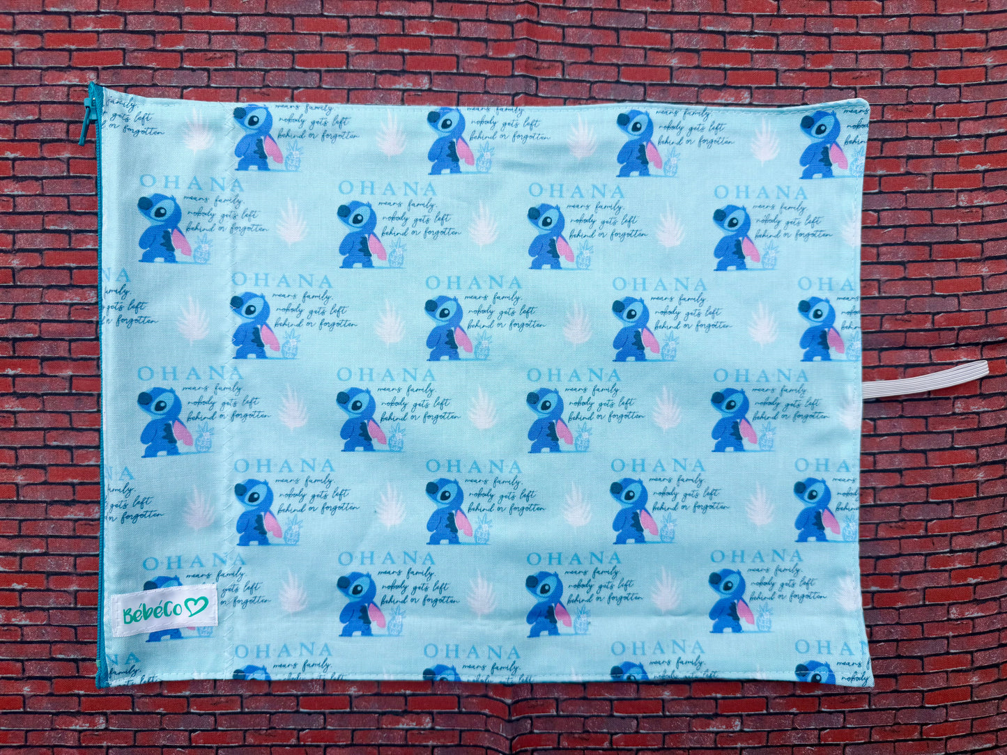 Napperon à lunch enfant Stitch bleu