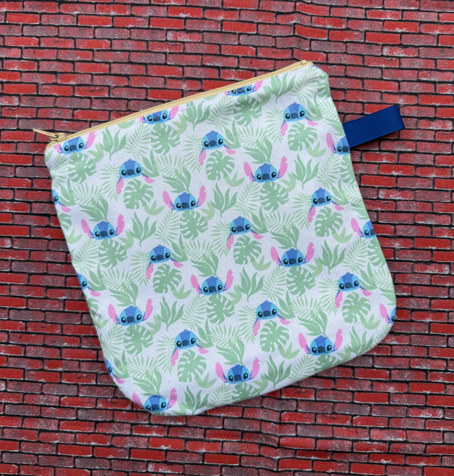 Grand sac à sandwich Stitch feuilles