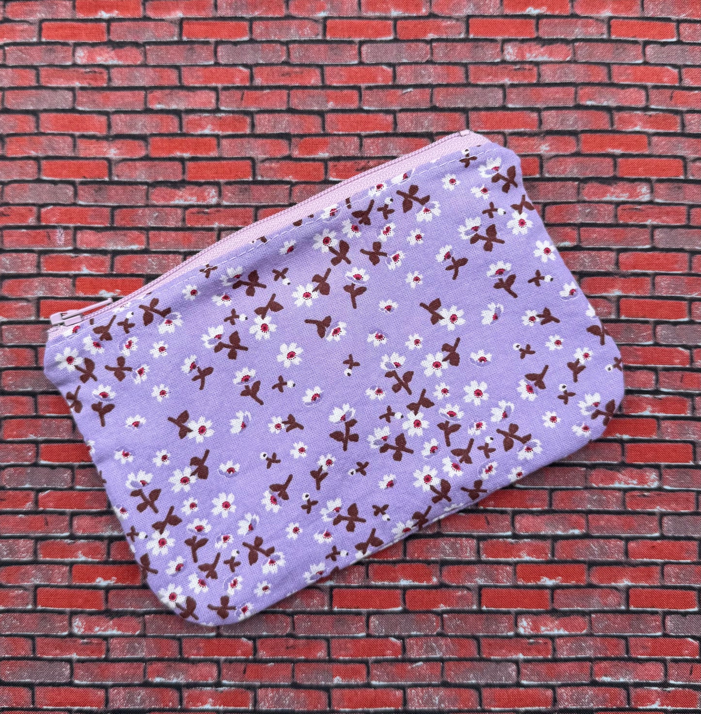 Petit sac à collation Fleurs mauves