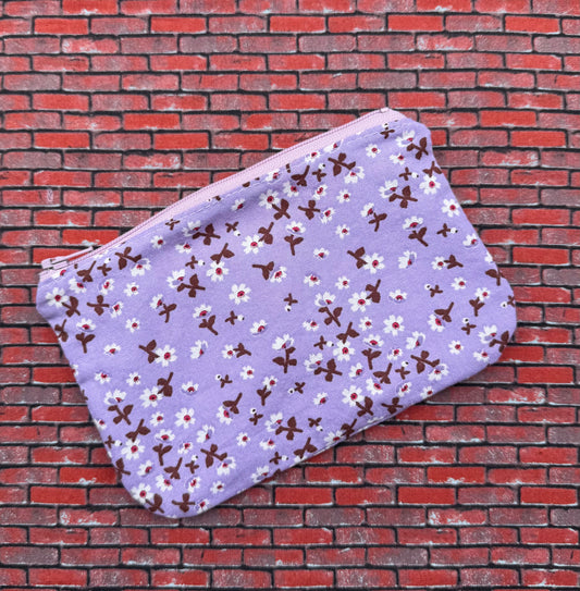 Petit sac à collation Fleurs mauves