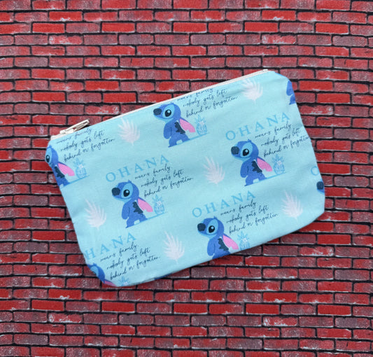 Petit sac à collation Stitch bleu