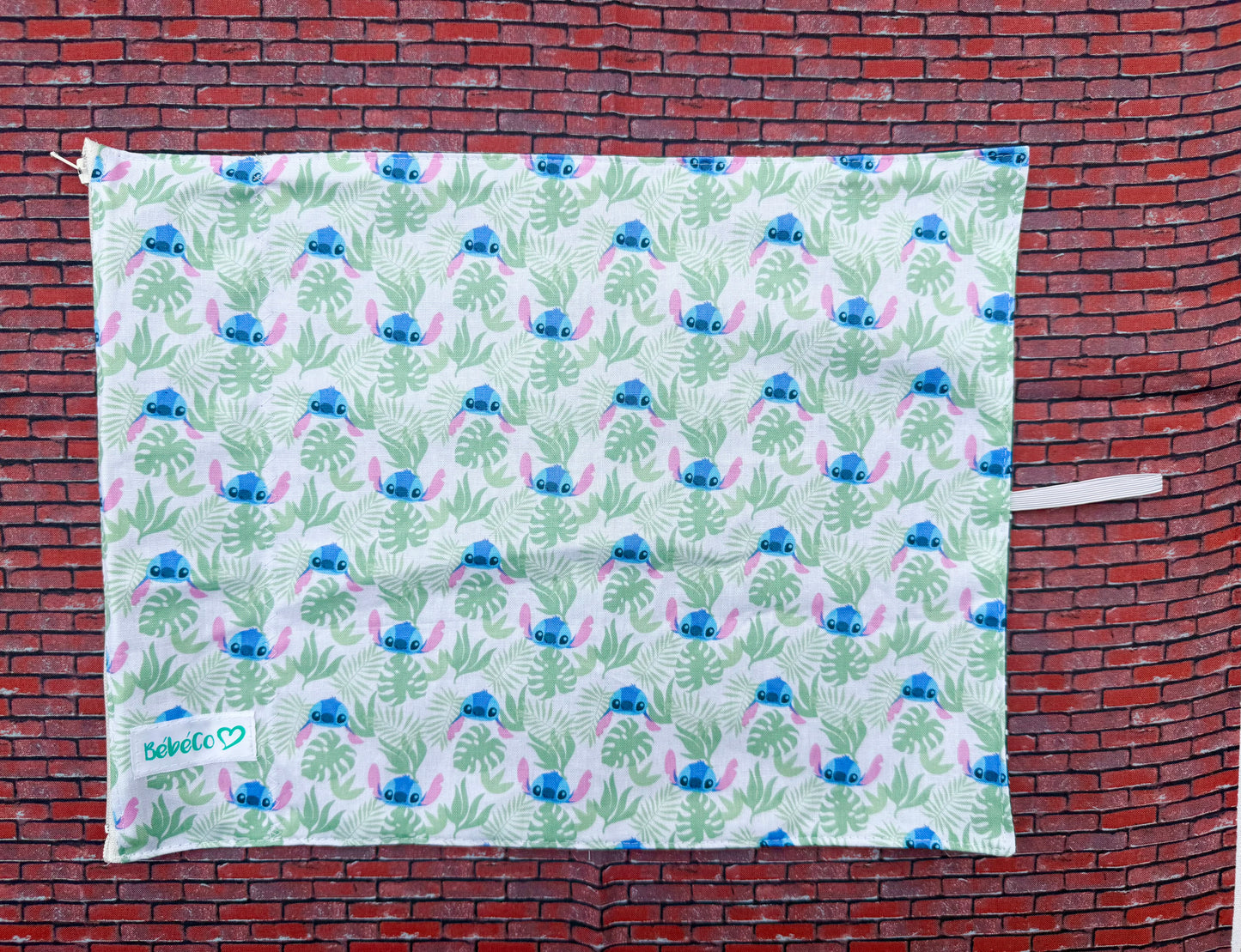 Napperon à lunch enfant Stitch feuilles