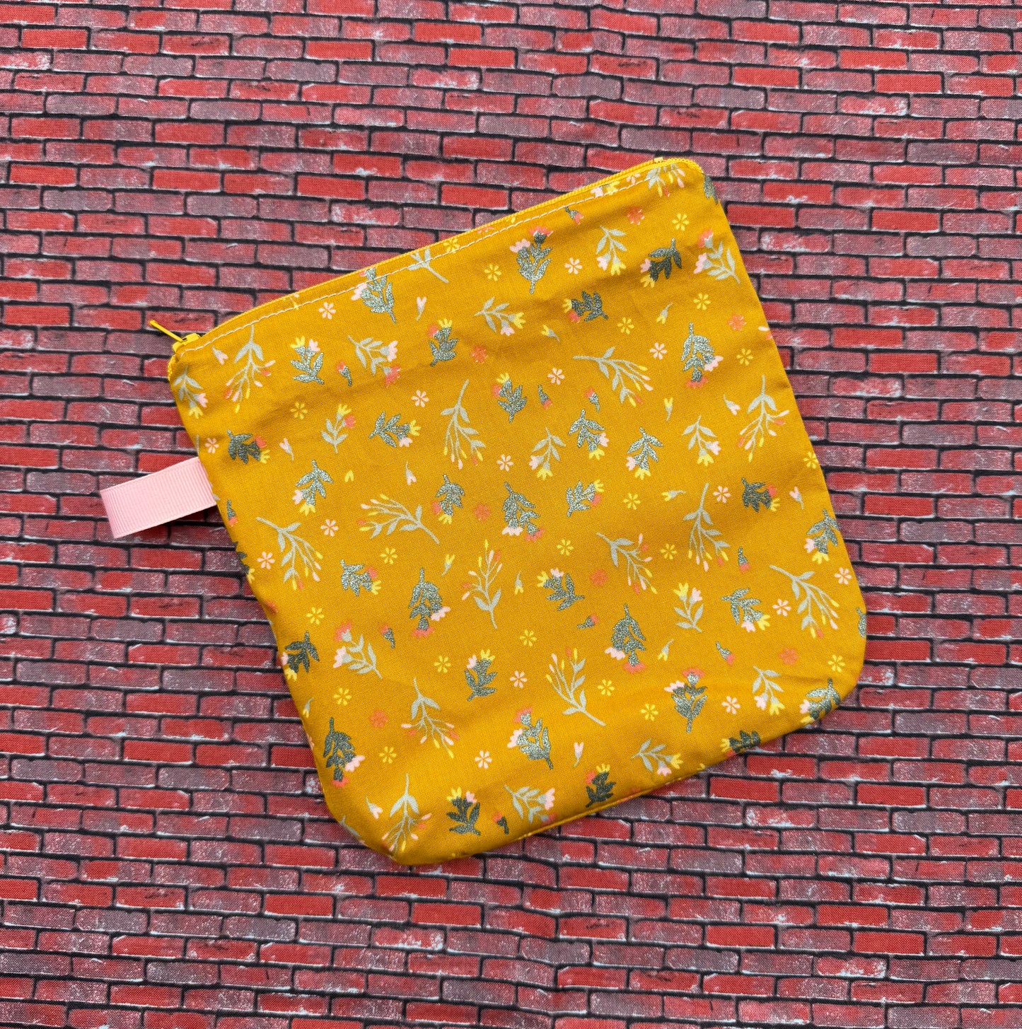Grand sac à sandwich Fleurs jaunes