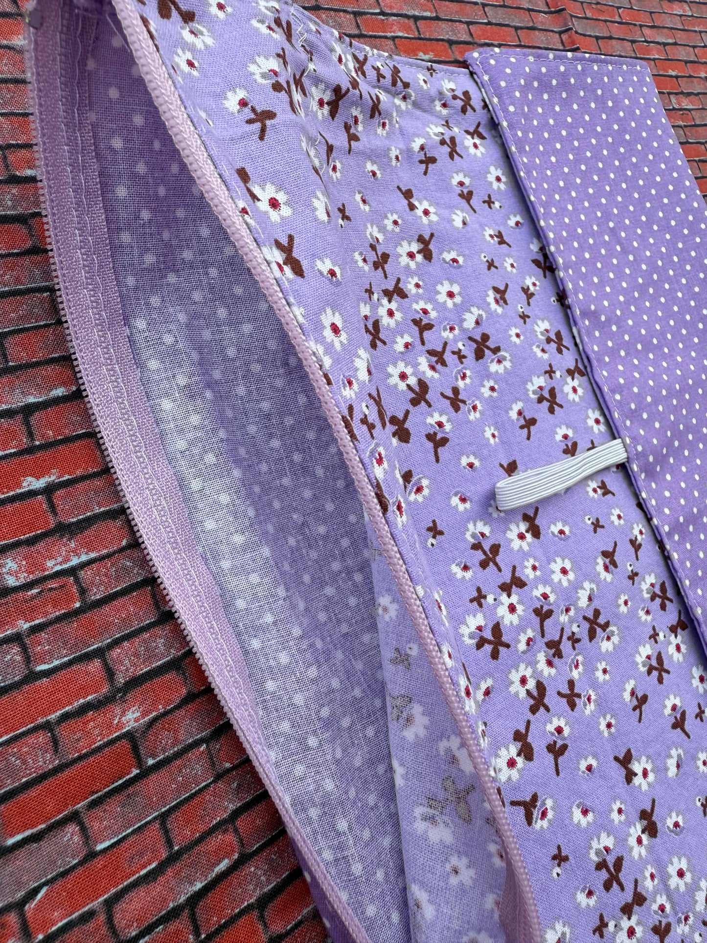 Napperon à lunch enfant Fleurs mauves