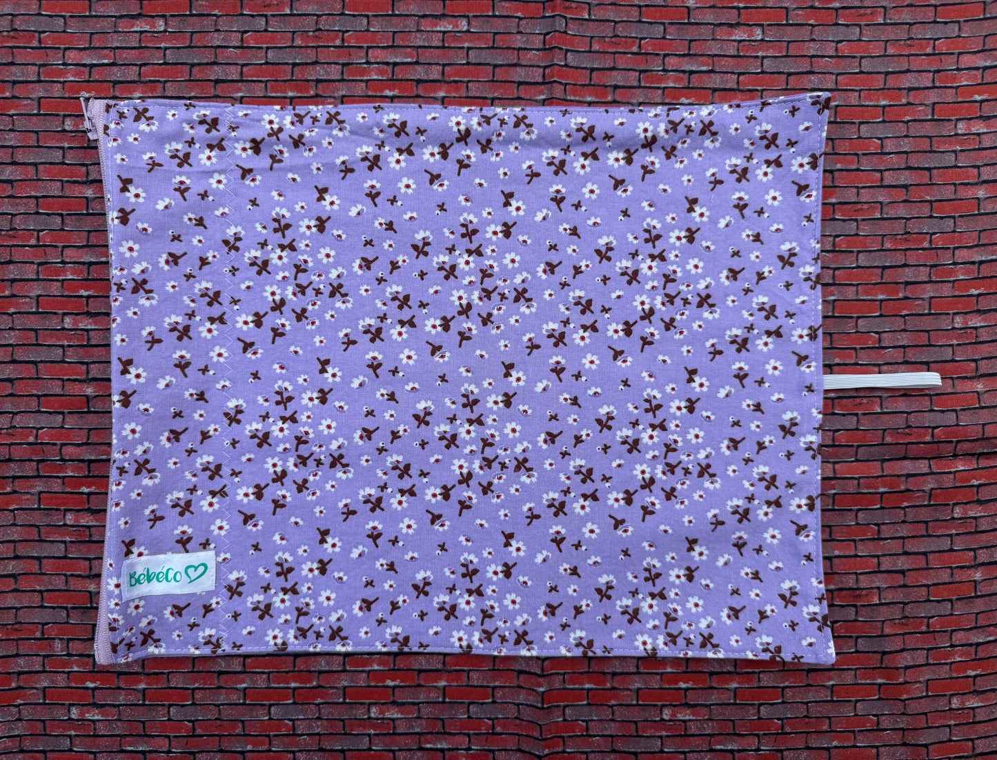 Napperon à lunch enfant Fleurs mauves