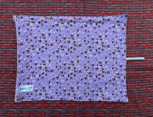 Napperon à lunch enfant Fleurs mauves