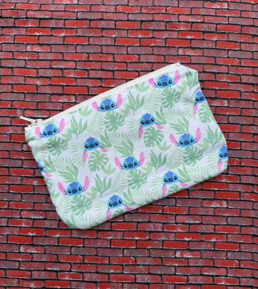 Petit sac à collation Stitch feuilles