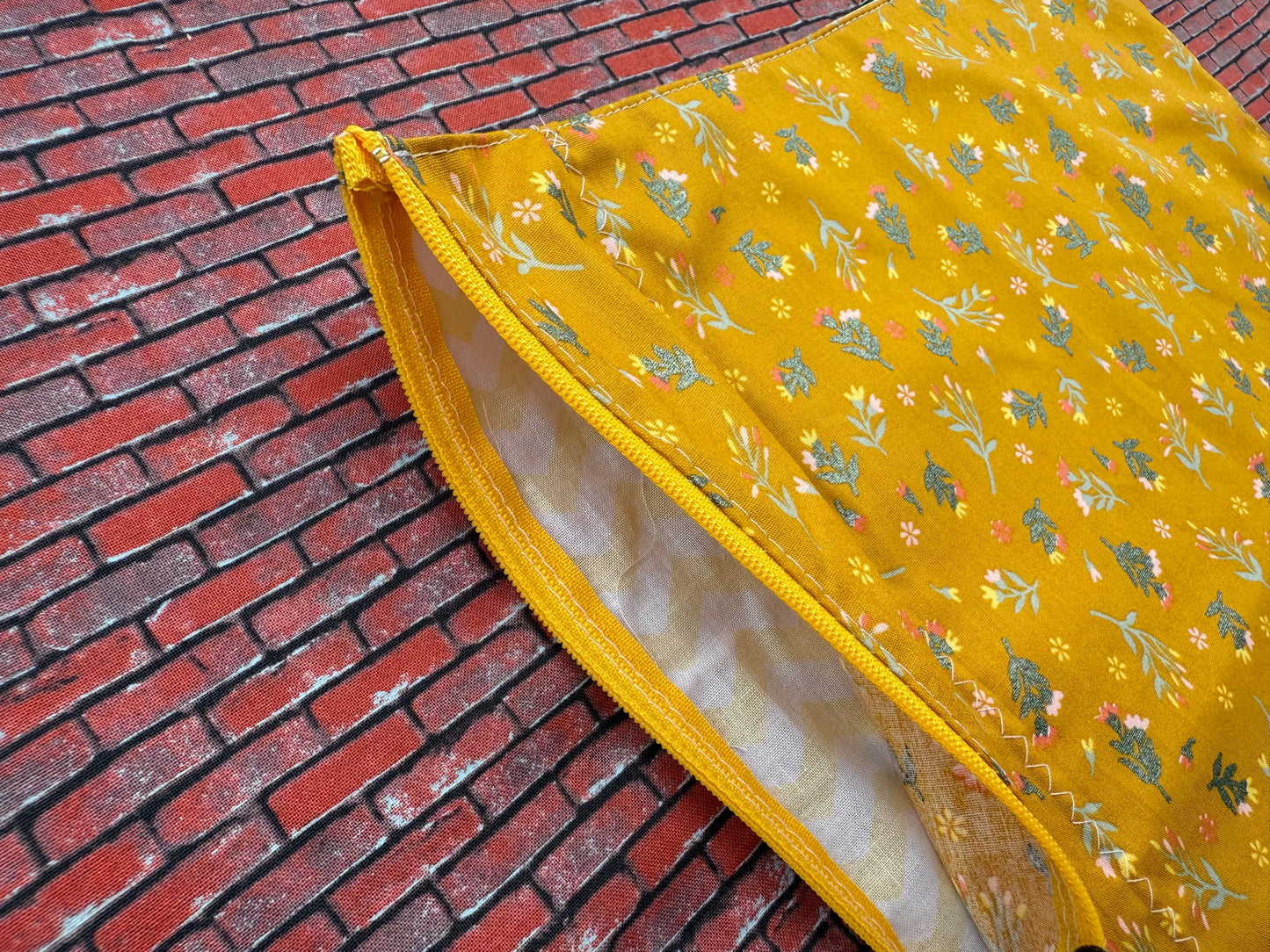 Napperon à lunch enfant Fleurs jaunes